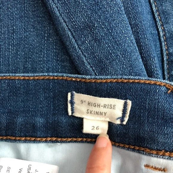 Madewell 9” High-Rise Skinny Denim Jeans Womens 26 - Picture 6 of 10